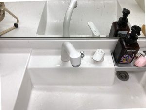洗面台　水栓　リフォーム